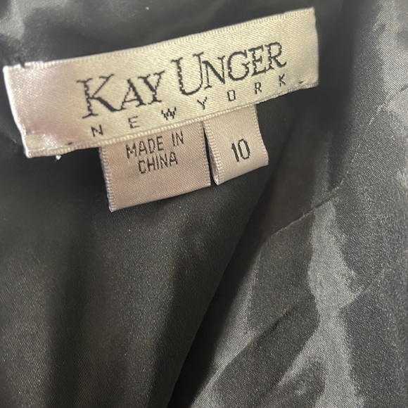 Vintage Kay Unger silk beaded mini skirt size 10 - Picture 4 of 6